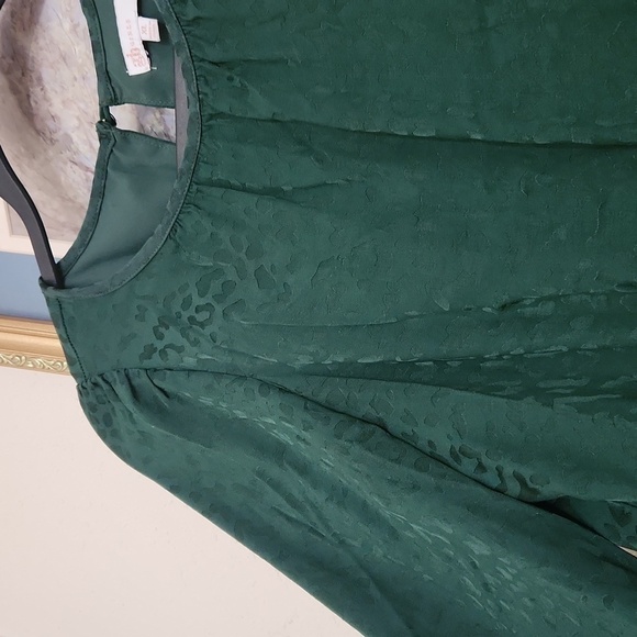 Leopard print Green Girls Dress Party Wedding Christmas Xl - Picture 6 of 12